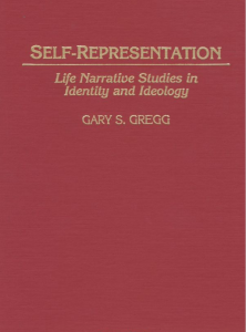 Book Cover of Self Representaion by Gary S. Gregg